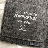 Mutterpasshülle Deluxe Blind Date - Grau